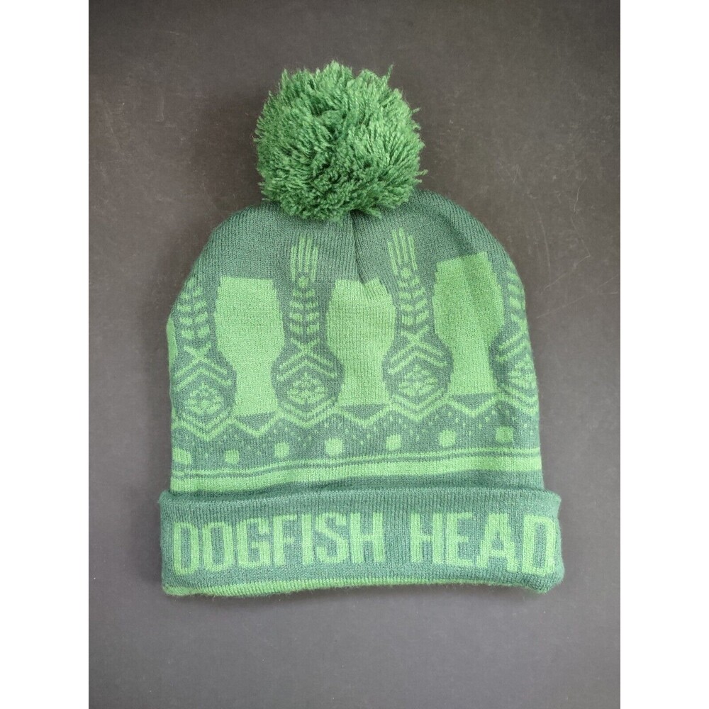 DOGFISH HEAD BREWING Knit Beanie Hat w/ Pom Pom
